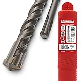 ✔️ 𝐑Á𝐏𝐈𝐃𝐎 & 𝐏𝐑𝐄𝐂𝐈𝐒𝐎 - Perforaciones precisas y máxima suavidad incluso en las condiciones más duras. La broca para hormigón de 12 mm tiene la máxima seguridad gracias a la óptima geometría simétrica de la cabeza, que no se engancha en caso de golpes con la armadura. 2 espirales de gran volumen sacan rápidamente la harina de boro de la perforación. Las espirales garantizan una perforación con pocas vibraciones.