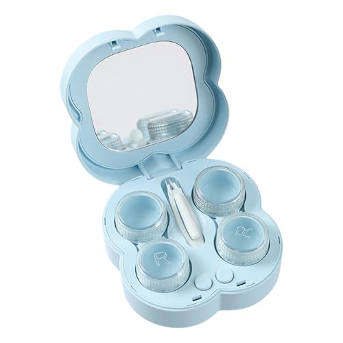 Limpiador de lentes suave – Cuidado de limpieza ultrasónico de lentes , cuidado diario, limpiador inteligente, solución impermeable, estuche para hombres y mujeres, viajes, viajes de negocios