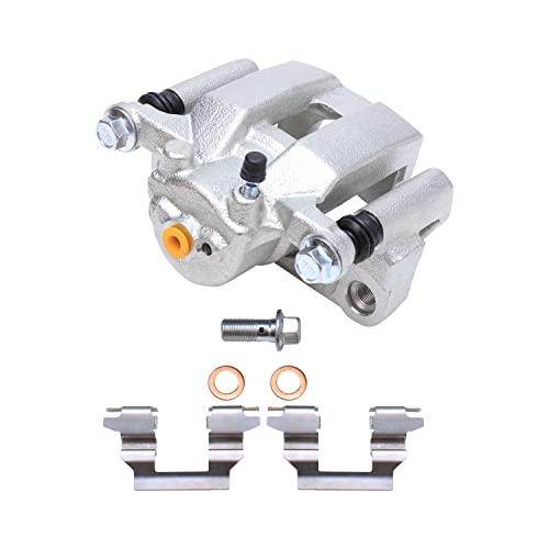 Image of Detroit Axle - Rear Brake Kit for Infiniti G35 Nissan 350Z Murano Quest Disc Brake Calipers w /Brackets Ceramic Brakes Pads Replacement