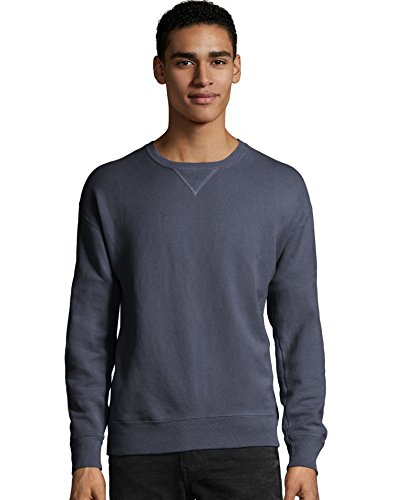 Image of Garment-Dyed Crewneck Sweatshirt by ComfortWash by Hanes