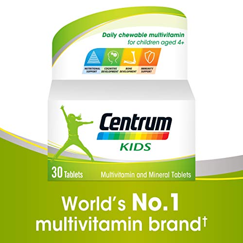 Centrum Kids Multivitamins & Minerals Tablets, 16 Essential nutrients Including Vitamin D, 30 Tablets (Pack of 2) - Image 2