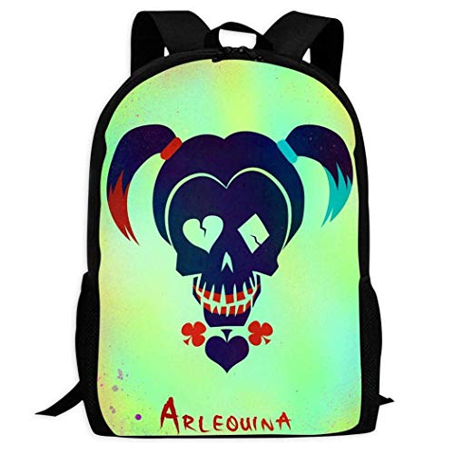 JNMJK Har Ley Q uinn Mochila Escolar Niños Cool Mochilas Ligeras para Adolescentes