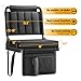 Heated Stadium Seats with Back Support for Bleacher, Portable 5-Angle and Adjustable Height Thick Cushion Seat with Cup Holder Storage Bag, Includes Shoulder Strap, Used for Sports Events and Concerts