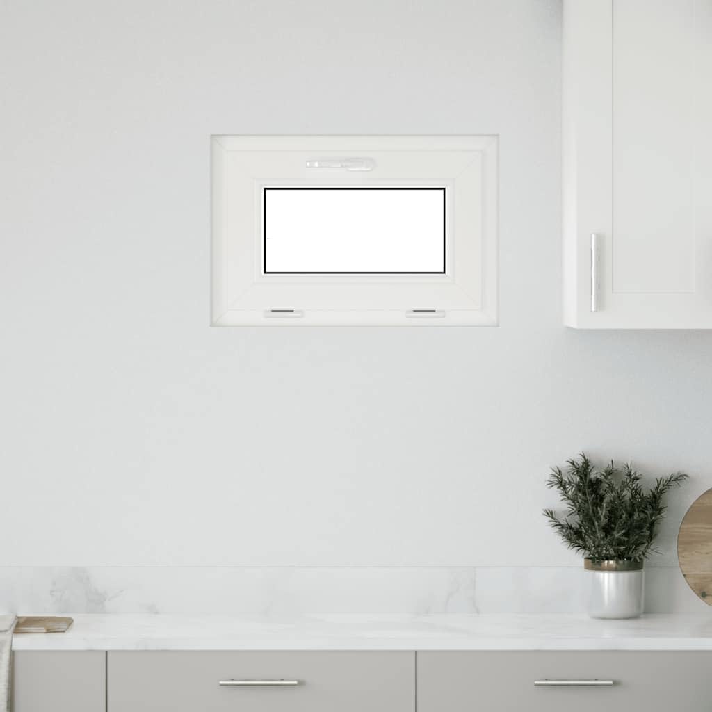 vidaXL Ventana de sótano RISOR 60x40 cm oscilobatiente 2 Cristales, Ventana de Salida, Ventana de tolva, Ventana en el sótano, Pozo de Ventana