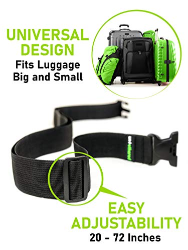 Untethered 4-Pack Luggage Straps | Belts to Keep Your Suitcase Secure While Traveling, Premium Accessory for Travel Bag… - Image 8