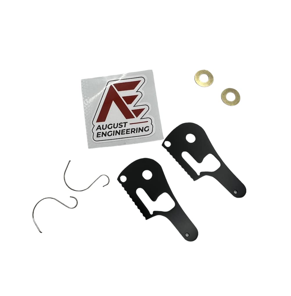 August EngineeringReplacement Stainless Steel Liner Scales Phosphorous Bronze Washer Omega Spring for Benchmade Mini Bugout Liner 533 Axis Lock Knife not Included