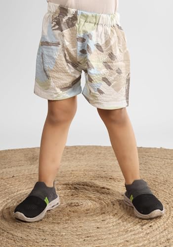 Image of POLKA TOTS 100% Cotton Co-Ord Set for Boys | Half Sleeve Shirt & Shorts Beach Outfit for Kids | Ultra-soft & Breathable Summer Clothes for Toddler & Baby Boy | Casual Dress & Printed Nightwear Set
