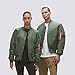 Alpha Industries Men's Ma-1 Flight Jacket,Sage Green,Large