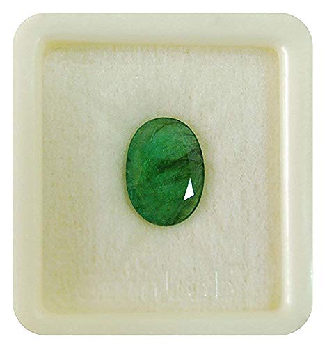 Pierre panna émeraude naturelle de 5.00 carats taillée en petite gemme verte