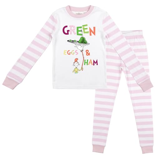 Bioworld Green Eggs & Ham Sam-I-Am Girl's 2-Pack Pajama Set