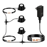 ZestPatio Plug in Pond Lights LED Underwater with Timer, Stainless Steel