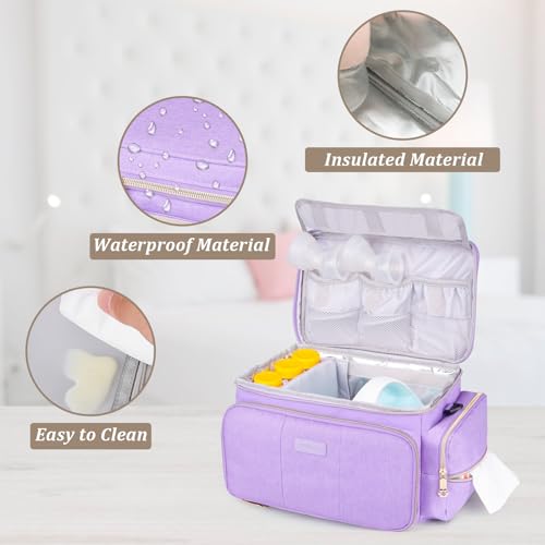 Ziozertt Z-BREAST PUMP BAG-A-S-PPL-US Breast Pump Bag Compatible With Spectra S1 And S2 thumb #3