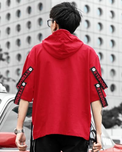 Image of Noble Monk Men's Round Neck Half Sleeve Oversized Printed Tshirt