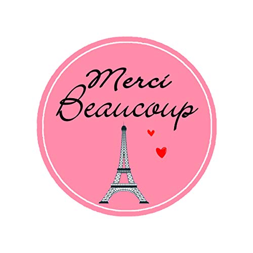 Remarkable Merci Beaucoup Stickers Labels,2inch Merci Stickers French Thank You Business Stickers for Birthday Baby Shower Bridal Wedding Party Favors(500 Pcs)