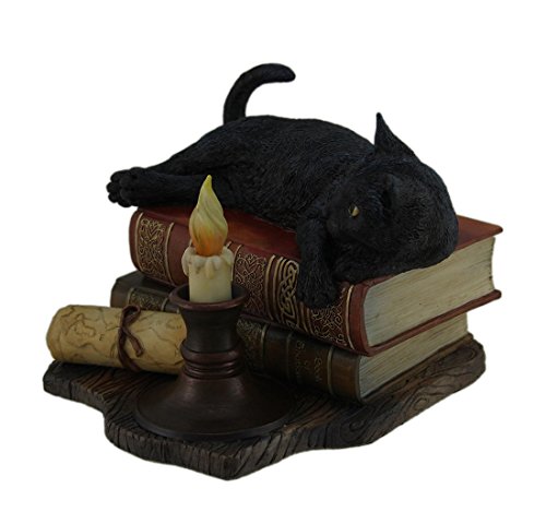 Veronese Design The Witching Hour Black Cat Sculpture #TOP1