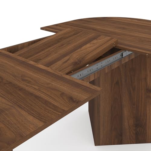 Table à manger ovale extensible Marthe 10 pers IDMarket