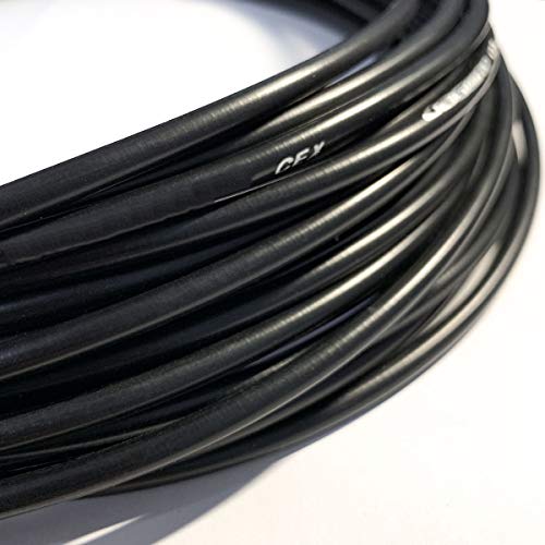 Farbetter Lined Bicycle Brake Cable Housing, 5Mm X 50Ft, Including 30 Pcs Cable End Caps Kit, The Most Trusted Diy Set For Sram/Shimano Mountain Bike Road Bike (Black) #TOP1