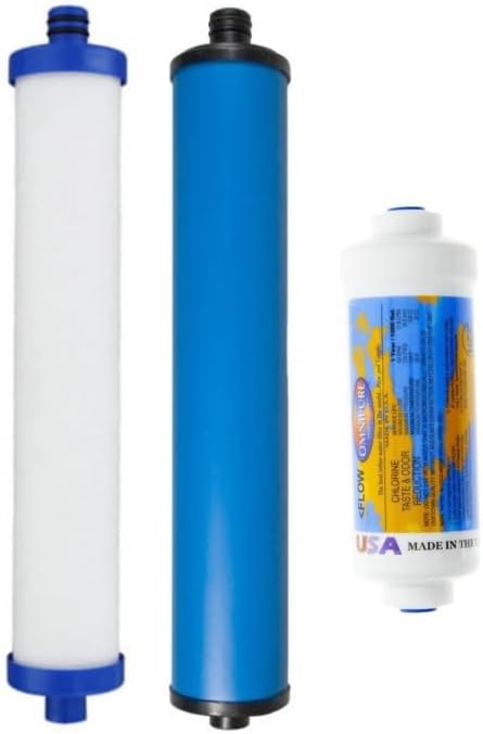 R.O. Split Pre/Post/Inline Water Filter Set For Clack Microline by IPW Industries Inc
