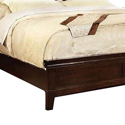 Aa Warehousing Samantha Platform, California King, Brown Cherry #TOP3
