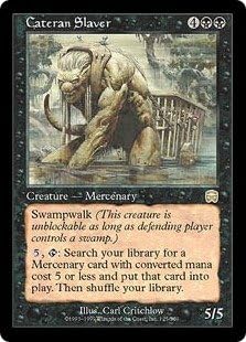 Amazon Co Jp マジック ザ ギャザリング 英語 メルカディアン マスクス カテラン組合の奴隷商人 Cateran Slaver ホビー 通販