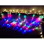 Glow Sticks Bulk - 24 Pcs LED Foam Sticks Glow Batons with 3 Modes Flashing Effect, Glow in The Dark Party Supplies for Party Wedding Birthday Concert Halloween Christmas - Image 3