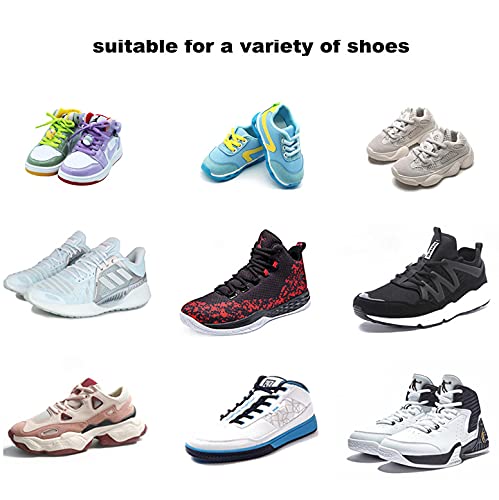 Stepace [2 Pairs Half Round Shoe Laces 1/4" Width 30"-60" Length 18 Color Oval Shoelaces Navy Blue 54"(137 Cm) #TOP5