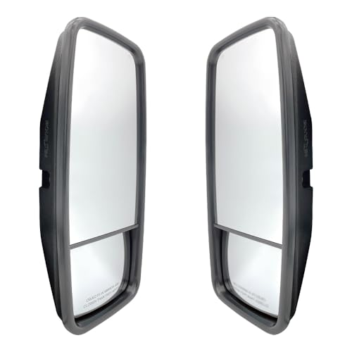 Side Door Mirror LH+RH For ISUZU NPR NPR-HD NQR NRR GMC Chevrolet W3500 W4500 W5500 5.2L 6.0L 2008 And Up