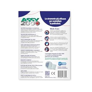 PETTINE PIDOCCHI ASSY 2000 - TRATTAMENTO PROFESSIONALE PEDICULOSI