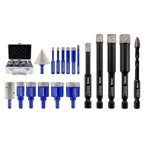 Set de Brocas Diamond Drill Core Bits 13 piezas miniatura 1