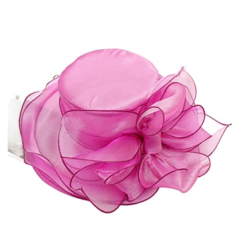 Chapeau de mariage féminin au style rétro haut de gamme pour cérémonies d'été