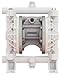 Versa-Matic E5PP2R229C - E5PP2R229C AODD Non-Metallic Bolted Pump - 12 gpm, 100 psi, 1/2 in x 3/4 in NPT Ports