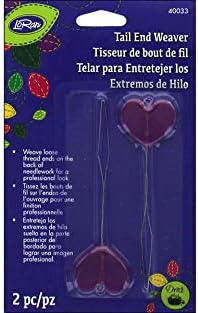 LoRan/Dritz Yarn Tail End Weaver Pink 2pc