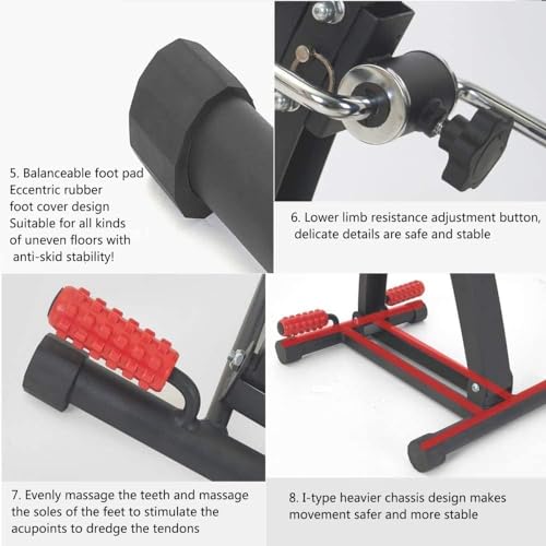 Hometrainers, fitnessapparatuur voor thuis Fietsen Pedal Machinen Sale Opvouwbare Oefening Spin Bike Vliegwiel Gym Hometrainer Hometrainer voor ouderen - Afbeelding 8