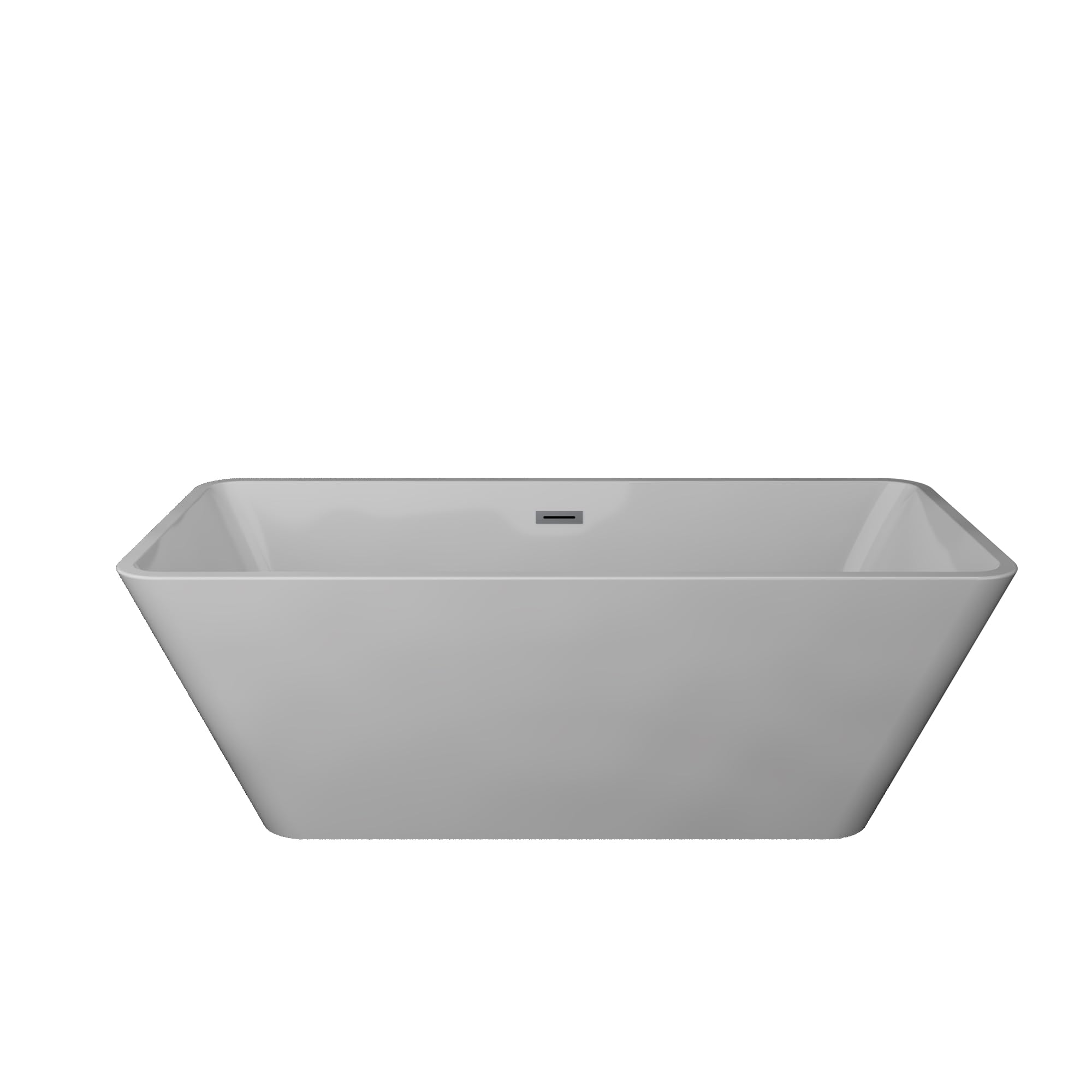 Vasca da bagno freestanding 170cm in acrilico bianco lucido | Camilla