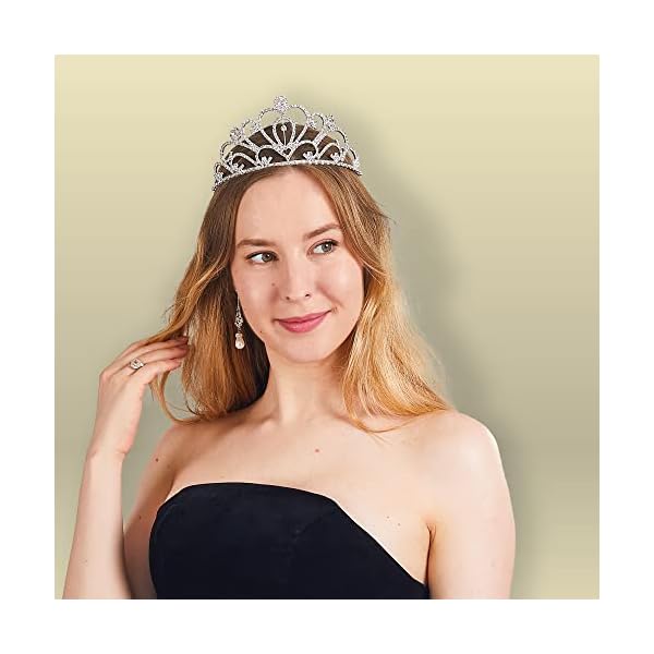 Joyin royal crowns, 2 pack king's and queen's royal crowns, birthday king crown, halloween costume prom accessories - image 8