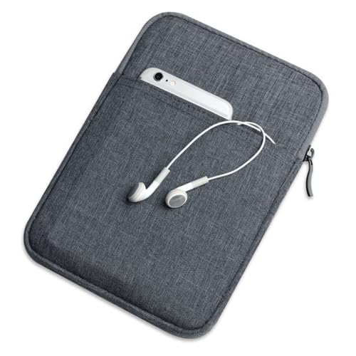 Sleeve Bolsa para Kindle Paperwhite 7 Polegadas 12 Geração com Forro Acolchoado e Zíper (Cinza Escura)