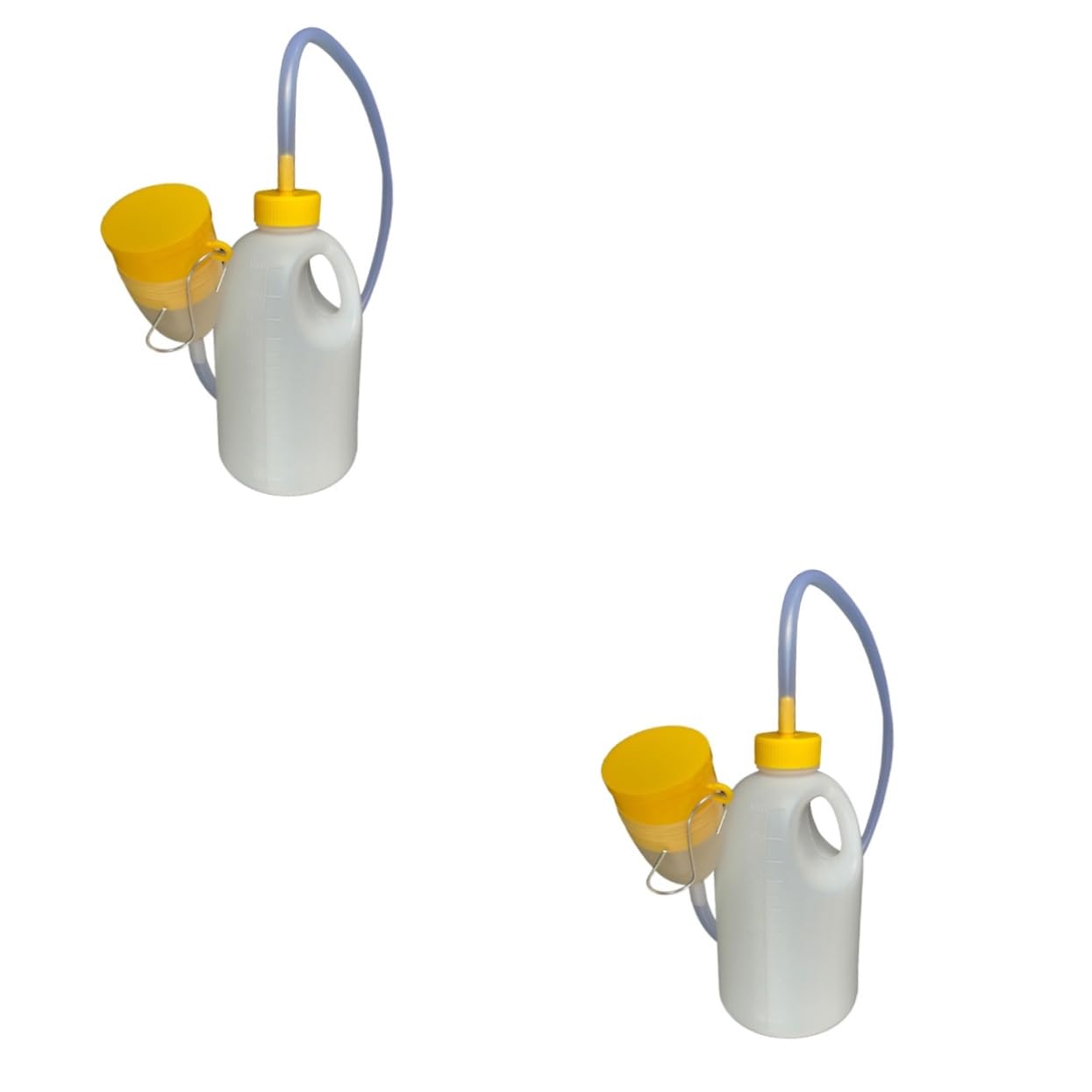 FOMIYES 2 Pcs Pee Bottle Male Urinal with Cover Portable Toilet for Car Camping Urinal Travel Urinal Kit Urinal for Hospital Mens Portable Car Toilet Night Urinal Man for Men