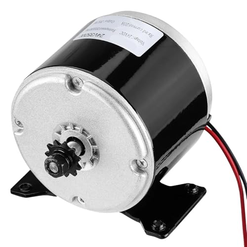 Moteur électrique CC 12V 350W à aimant permanent et balais 3000 tr/min