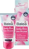 Balea Lovely Rose Creme 24H Gesichtspflege mit Rosenwasser und Niacinamid, 50 ml