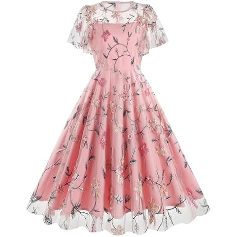 IBTOM CASTLE 1950s Floral Dress Cover