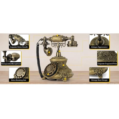 THE-STYLE-SUTRA-Vintage-Telephone-Rotary-Dial-Old-School-Telephone-for-Hotel-Home-Office-Bar