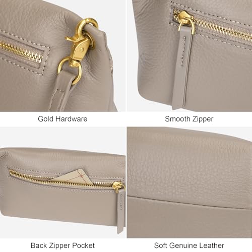 Over Earth Genuine Leather Crossbody Bags for Women Trendy Cross Body Purses Small Top Handle Handbag 7