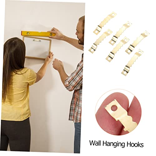 Image of 1000pcs Picture Hook Mounted Kit for Easy Wall Hanging Creative Wall Art Display Hooks Versatile Metal Hardware for Photos Paintings and Decorations