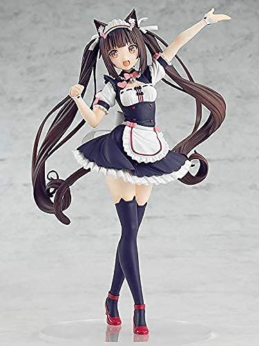 Posadon Anime Figures NEKOPARA Chocolate and Vanilla Figures Model PVC Boys Figures Doll Home Office Desktop Car Figures Decora Craft Collectible Kids Birthday Present Gift (Black), Medium