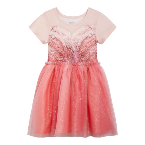 Wicked Universal Studios Glinda Little Girls Cosplay Tulle Dress Pink 6