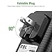 EBL Rechargeable AA Batteries 4 Pack, Precharged Double A Battery 2800mAh and AA AAA Battery Charger with Foldable Wall Plug