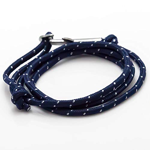 Fashion Gun Black Alloy Shark Tail Hook Colorful Rope Link Bracelet3