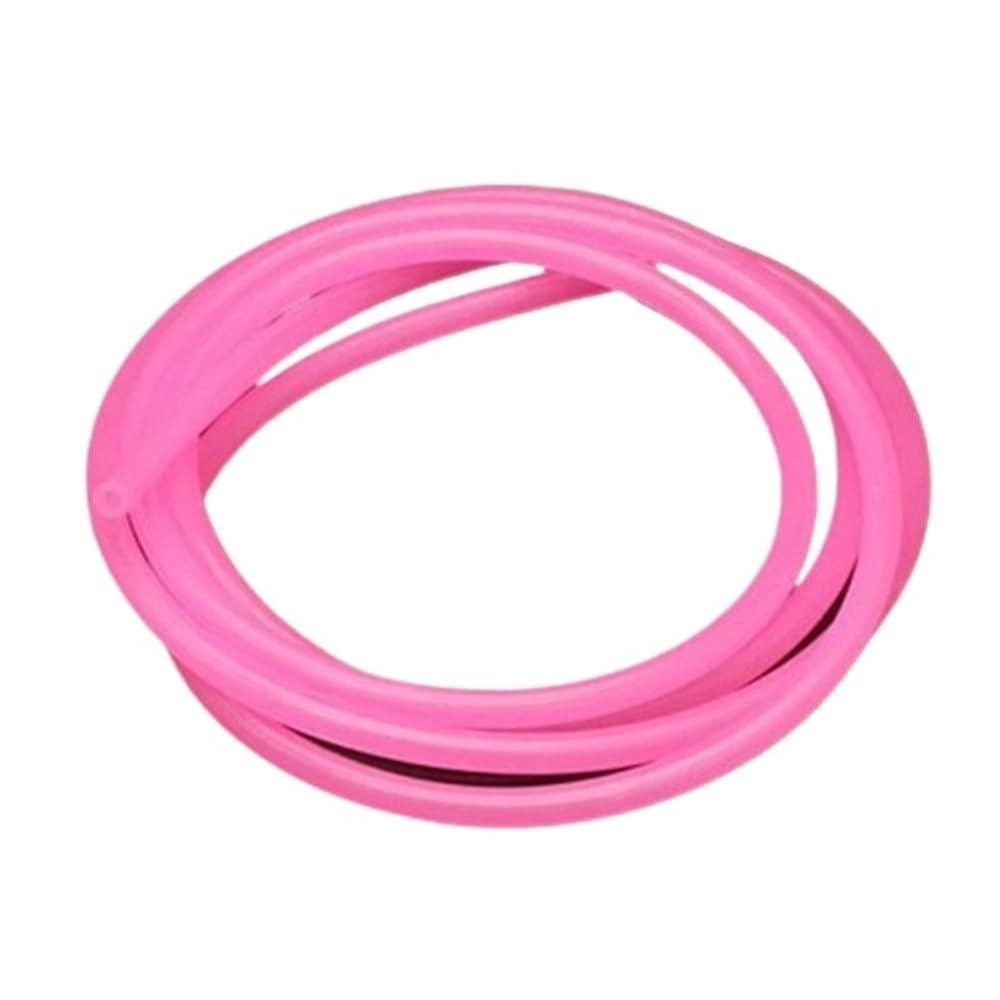 Yjqhody Pink Soft Rubber Hose 1 Meter Proof Pressure Resistant Hose, Id 0.5-10Mm Flexible Rubber Soft Drink Pipe Water Connector(,8Mm*10Mm)