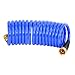 HoseCoil 3/8 inch Self Coiling Garden, RV, Outdoor Water Hose (15.00, Blue)