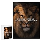 【Une pièce mémorable】 : faites plaisir et défiez votre famille et vos amis en reconstituant cet incroyable puzzle de Winner Never Quit 500 PCS. Ramenez à la maison des heures de plaisir et de divertissement que tout le monde appréciera.